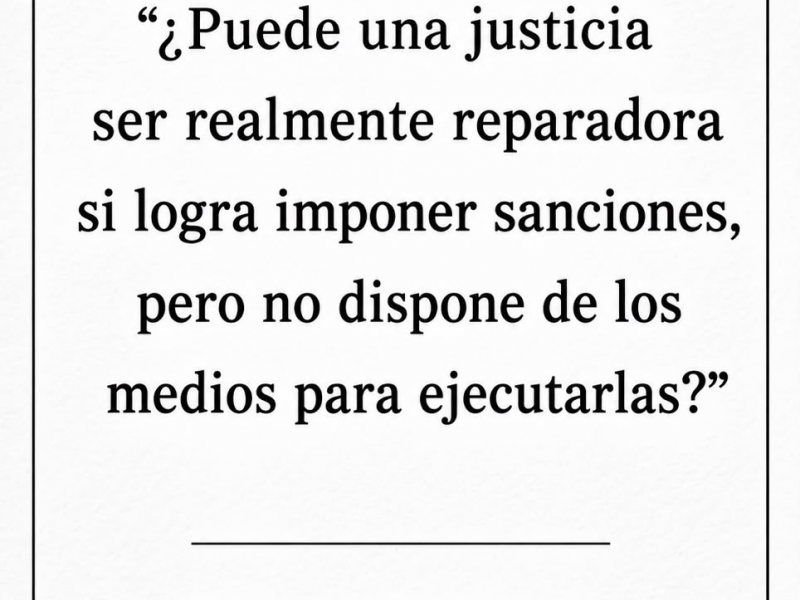 Entre dos justicias, las víctimas